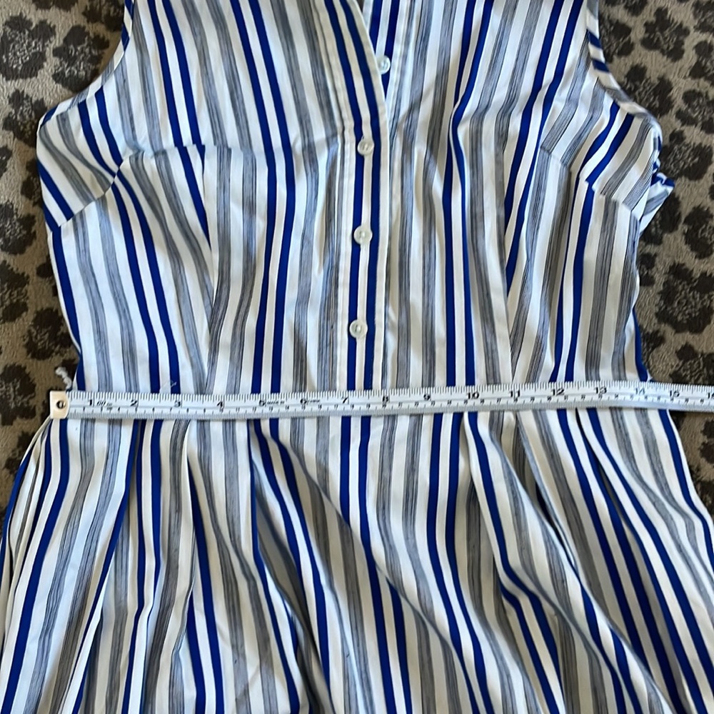 Milly Stripe Shirtdress Size 4 - Picture 12 of 13